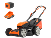 Аккумуляторная несамоходная газонокосилка YARD FOX EL 4655 B SET 60V